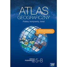 Atlas geograficzny SP Polska, kontynenty...w.2023
