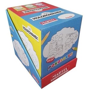 100 kolorowanek MIX display MARTEL