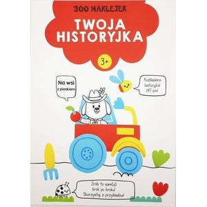 300 naklejek. Twoja historyjka 3+ (czerwona)