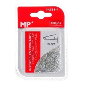 Agrafki srebrne 19mmx100szt