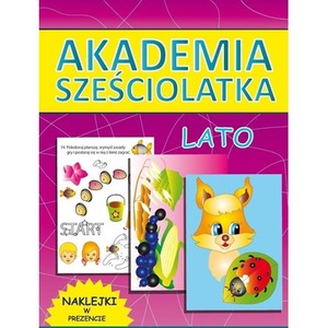 Akademia przedszkolaka. Lato + naklejki