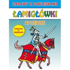 Łamigłówki. Rycerze. Naklejki w prezencie