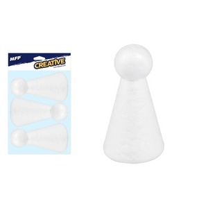 Anioł gładki 11cm 3 sztuki