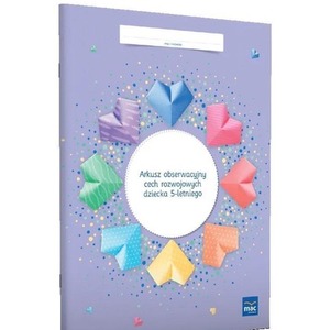 Arkusz obserwacyjny cech rozwojowych dziecka 5 l.