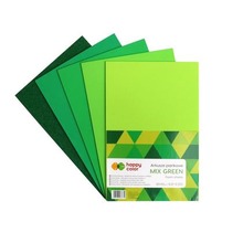 Arkusze piankowe A4 5 kolorów Mix Green mix