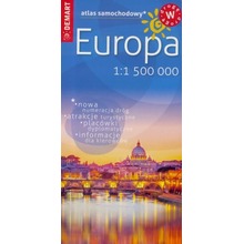 Atlas samochodowy - Europa 1: 1 500 000 DEMART