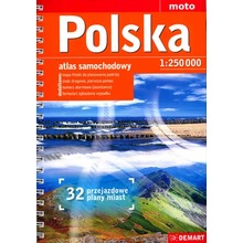 Atlas samochodowy POLSKA - 1:250 000 DEMART