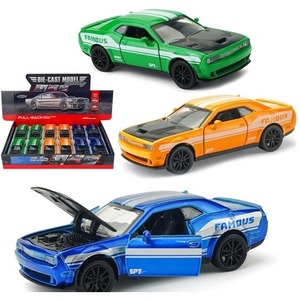 Auto metalowe 3 kolory otwierana maska MIX