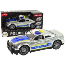 Auto policja 1:14 światło i dźwięk srebrne