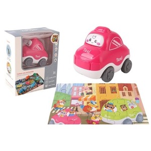 Auto puzzle Przygoda drogowa taxi