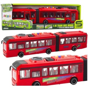 Autobus przegubowy otwierane drzwi światło dźwięk