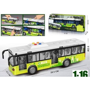 Autobus zielony światło dźwięki 1:16