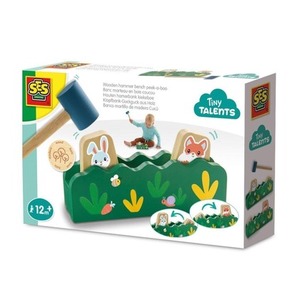 Ławka-młotek Peek-a-Boo drewniana