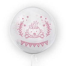 Balon 45cm Dziewczynka Baby Shower TUBAN