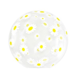 Balon Aqua kryształowy stokrotki 51cm