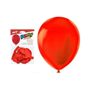 Balon dmuchany czerwony 26cm 12szt