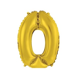 Balon foliowy 0 złoty 35cm