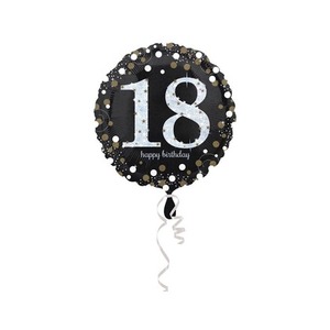 Balon foliowy 18 urodziny okrągły 43cm