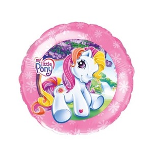 Balon foliowy 46cm Pony okrągły