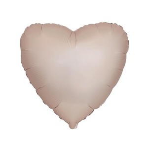 Balon foliowy 46cm Serce matowe Starlight Gold