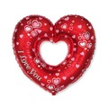 Balon foliowy 61cm Serce I Love You