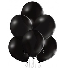 Balony B105 pastelowe czarne 30cm 100szt