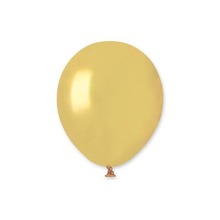 Balony metaliczne złote Dorato 100szt