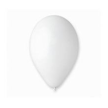 Balony pastelowe białe 30cm 100szt