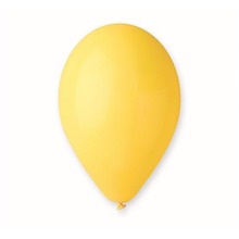 Balony pastelowe żółte 25cm 100 szt.