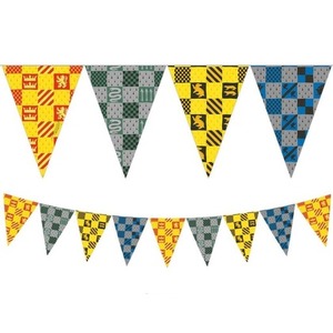 Banner Harry Potter Hogwarts Houses flagi