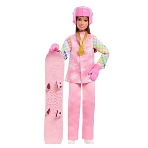 Barbie Careers Snowboarder Doll in Pink Jacket