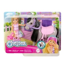 Barbie Fashionistas Chelsea Lalka + kocyk HTK29