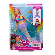 Barbie Malibu. Syrenka migoczące światełka