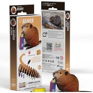 Bóbr Eugy. Eko Układanka 3D