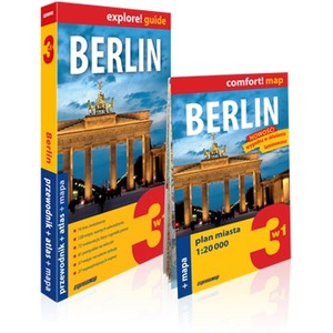 Berlin 3 w 1. Przewodnik + atlas + mapa