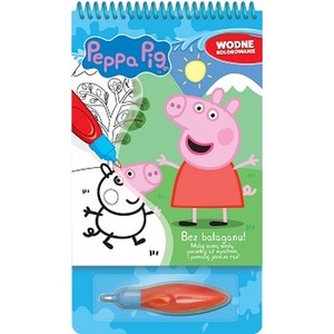 Bez bałaganu wodne kolorowanie bez bałaganu Świnka Peppa