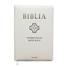 Biblia pierwszego Kościoła biała z paginatorami