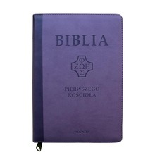 Biblia pierwszego Kościoła fiolet. z paginatorami