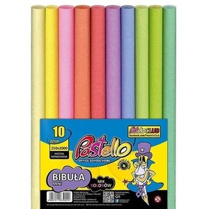 Bibuła marszczona mini 25x200cm 10 kolorów