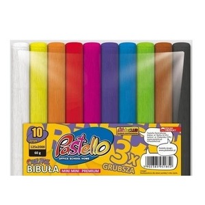 Bibuła marszczona mini mini 12x200cm 10 kolorów