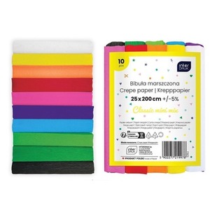 Bibuła marszczona mix Classic mini 10szt