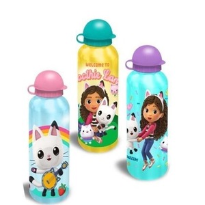 Bidon aluminiowy Koci Domek Gabi 500ml MIX