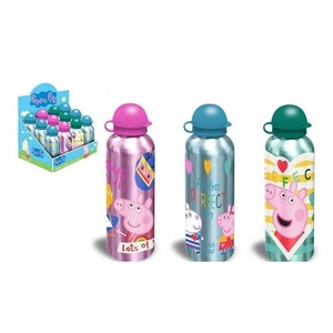 Bidon aluminiowy Świnka Peppa 500ml MIX