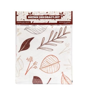 Bieżnik liście 40x140cm