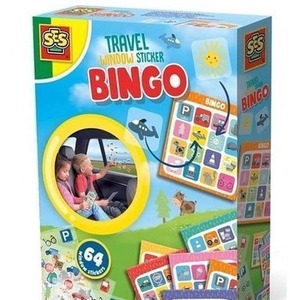 Bingo podróżne naklejki na szybę auta 64szt