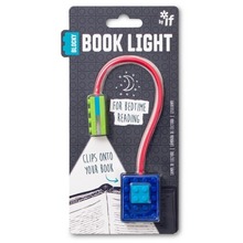 Blocky Book Light Blue lampka do książki niebieska