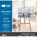 Blok akwarelowy ART 250g 15x15 10ark Happy Color
