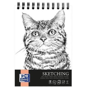 Blok artystyczny szkicowy A5/80K 90g spirala