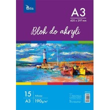 Blok do akryli A3 15 kartek KB012-A3