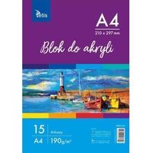 Blok do akryli A4 15 kartek KB012-A4